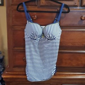 Cleo nautical tankini top.
